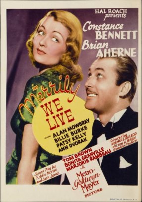 Merrily We Live poster 001